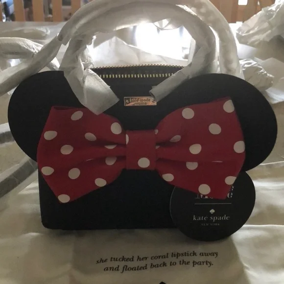Kate Spade Minnie Mouse Mini Maise Crossbody Bag - Picture 2 of 8